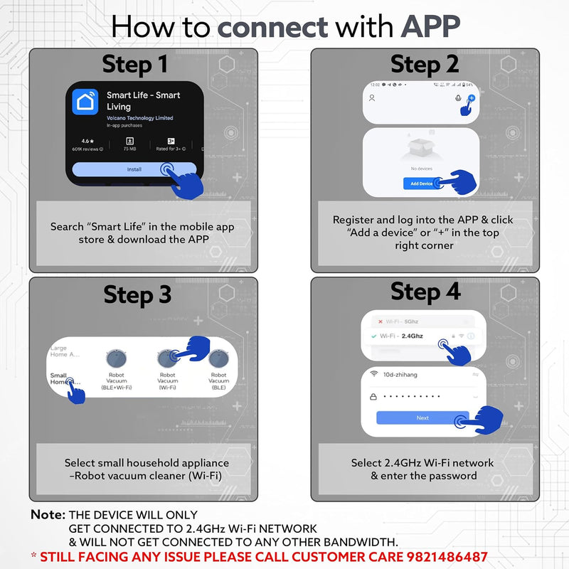 AGARO Alpha Robot Vacuum Cleaner, Brush, Dry Vacuum & Wet Mop, Automatic Cleaning, Upto 3200Pa Strong Suction, Rechargeable, App Control, Lidar Navigation, Editable Map to Clean, Hard Floor & Carpet