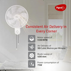 Pigeon Fan-tastic 400mm Wall Mount Fan-4