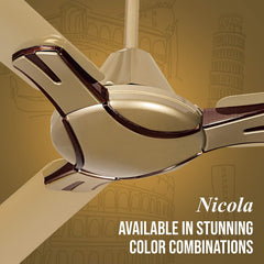 Havells Nicola 1200mm High Performance at Low Voltage (HPLV) Ceiling Fan (Bronze Copper)-3