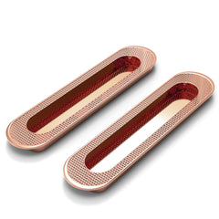 Plantex Sliding Door Handle/Concealed Handle for Sliding Door/160mm Concealed Handle for Wardrobe/Kitchen Cabinet - Pack of 2 (PVD Rose Gold) (Model APS-DTC-3770)-1