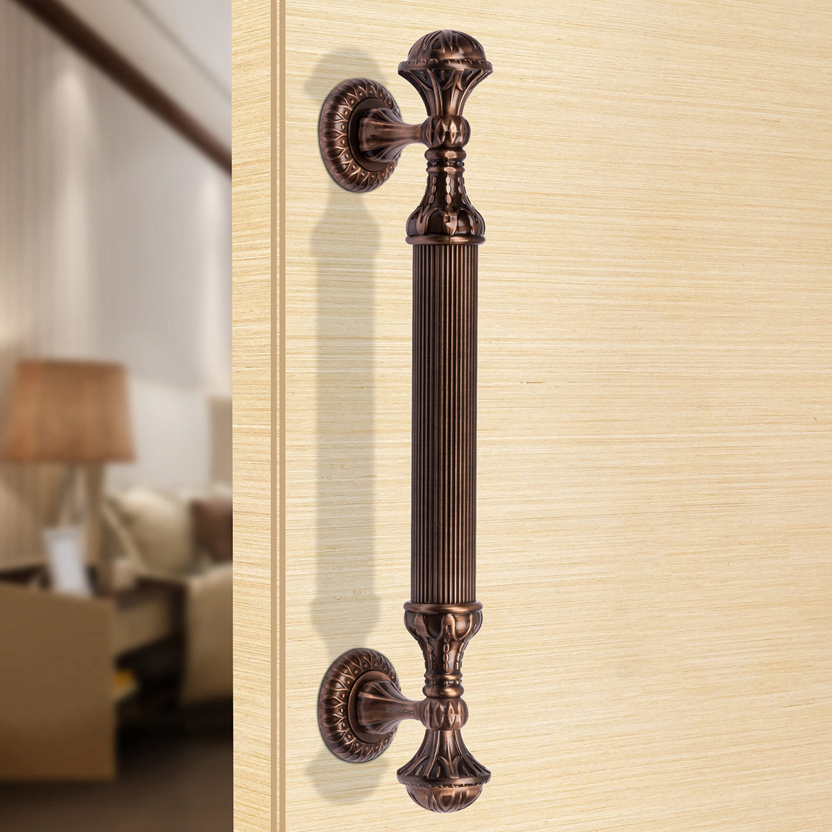 Plantex Heavy Duty Main Door Handle/Door Handle For Main Door/Main Door Handle 15-Inches/PPull Handle - Pack Of 1 (320-Copper Antique Finish) - 3 Years Warranty-1