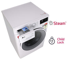LG 7.0 kg 5 Star Inverter Fully-Automatic Front Loading Washing Machine (FHT1007ZNW, White, 6 Motion Direct Drive)-6