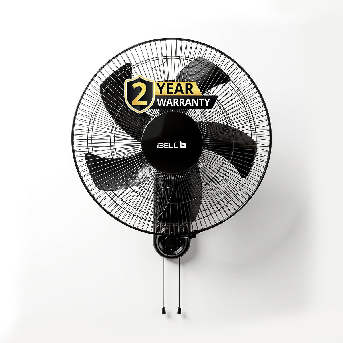 IBELL AERIS BLACK 400mm (16 Inch) Wall Fan-1