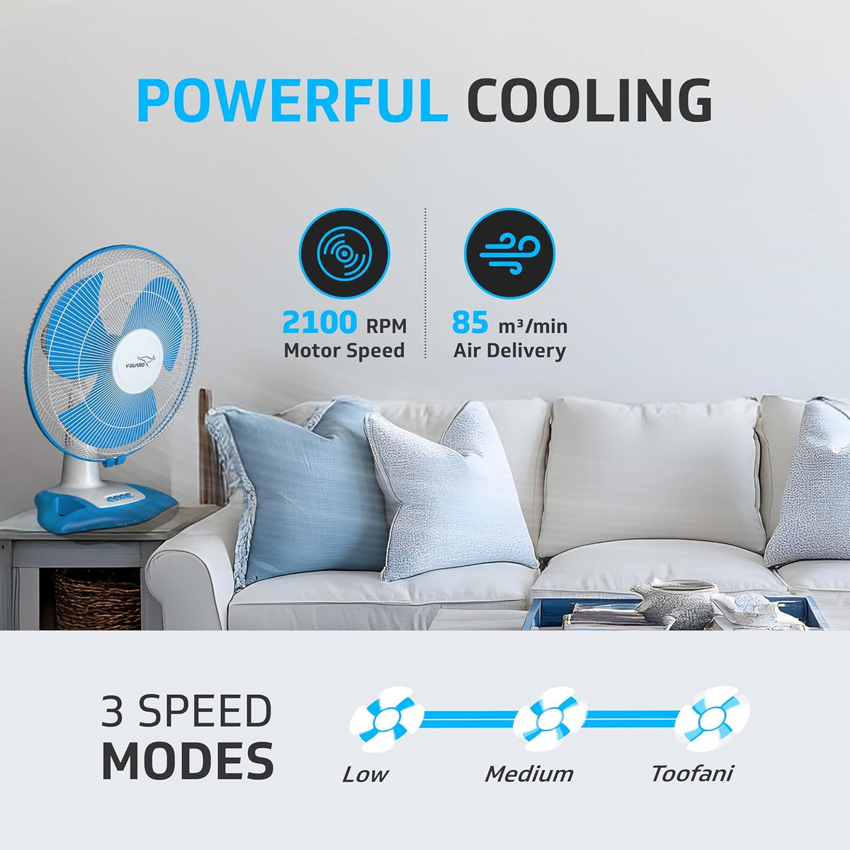 V-Guard Gatimaan 400 mm High Speed Table Fan-3