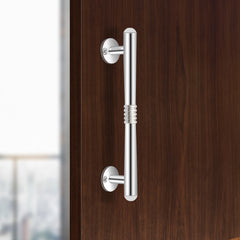 Plantex Door Handle/Pooja Room Handle/8 Inch Door Handles for Main Door/Pull Push Handle/3 Years Warranty - Pack of 1 (S-142, Chrome)-1