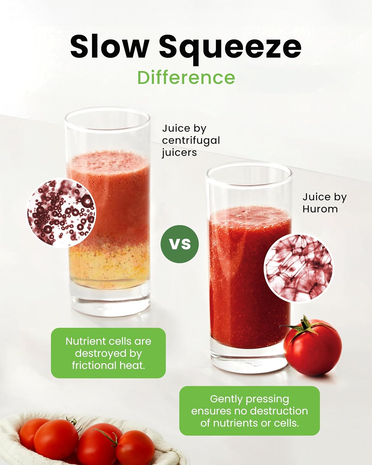 Hurom New H400 Cold Press Juicer, Premium Slow Juicer, All-in-1 Juicer for Fruits, Vegetables, Nut Milk, Ultra-Quiet Motor, Easy to Clean, Strainer & Hands Free with Self Feeding, 15 Years Warranty