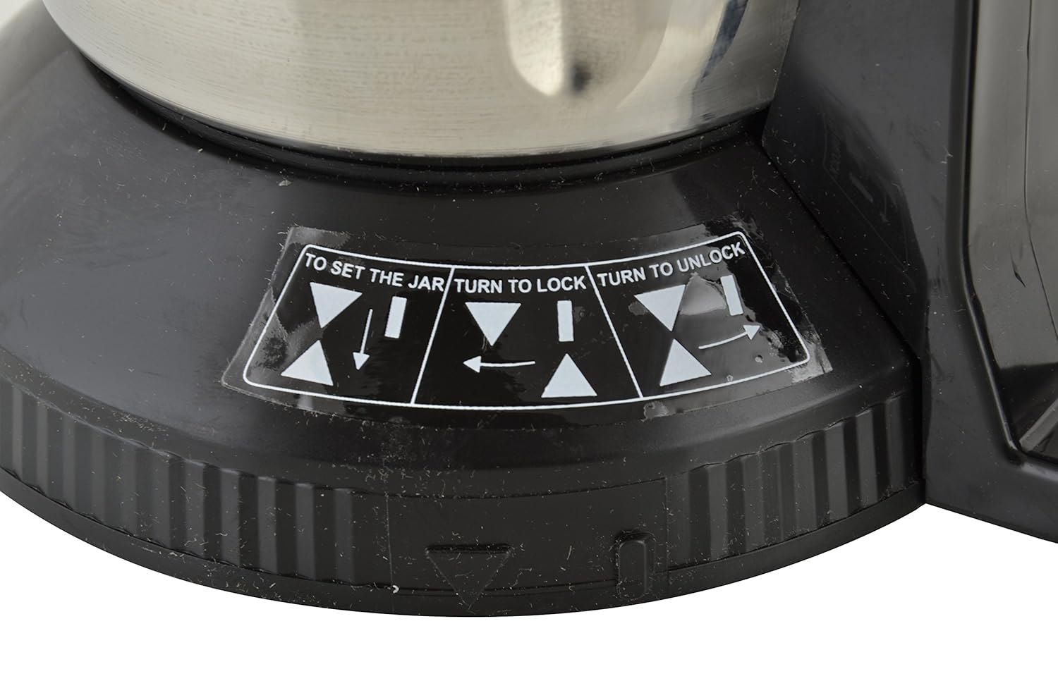 Panasonic Stainless Steel Multi Jar for Dry/Wet Grinding MX-AC-310 0.6 Litre (Black) Suitable for All Panasonic MX-AC Series Mixer Grinder