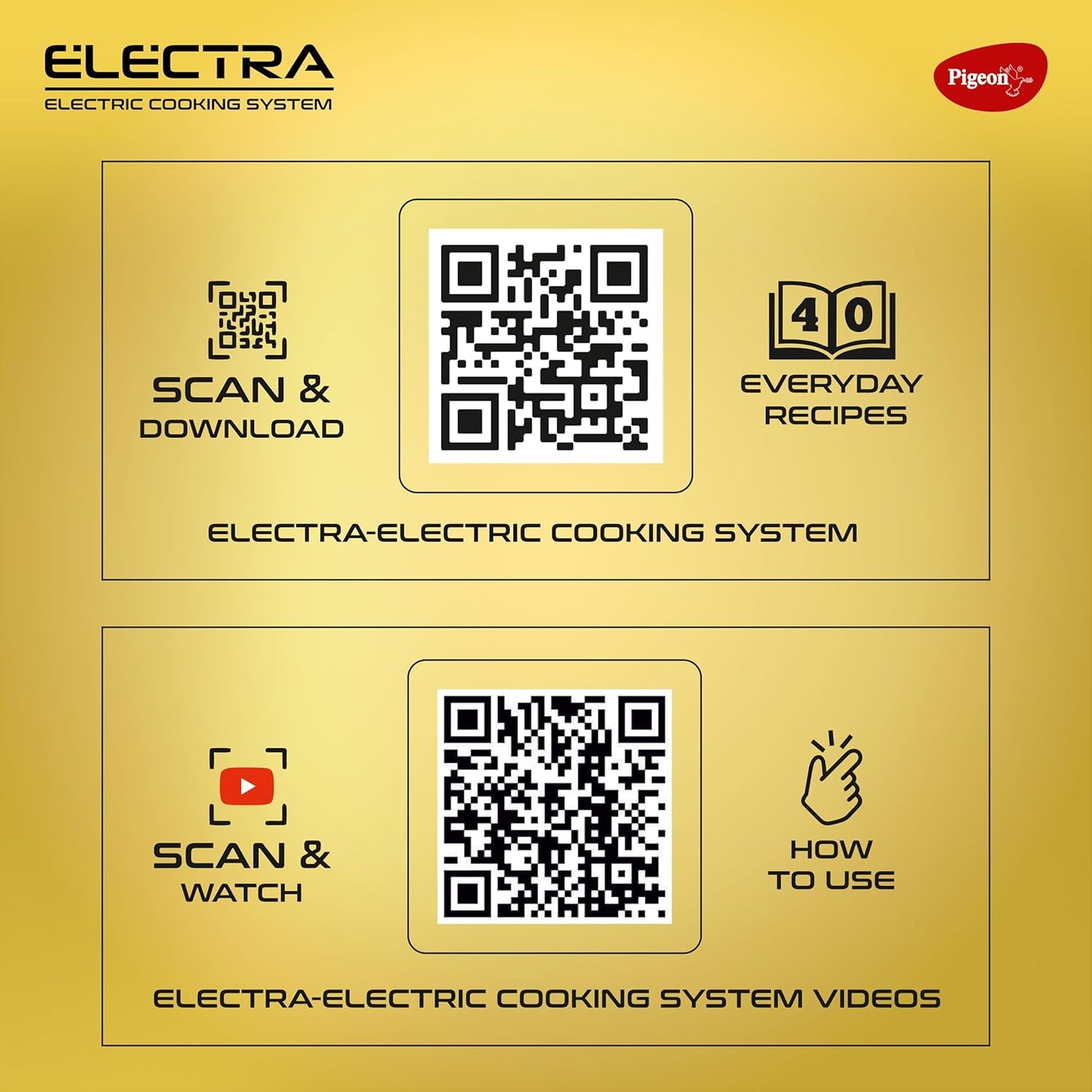 Pigeon By Stovekraft Electra Smart 6 Litre Electric Pressure Cooker with Digital Display | 18 Indian Preset Menu | Automatic Rice Cooker | Delay Timer & More (Stainless Steel)