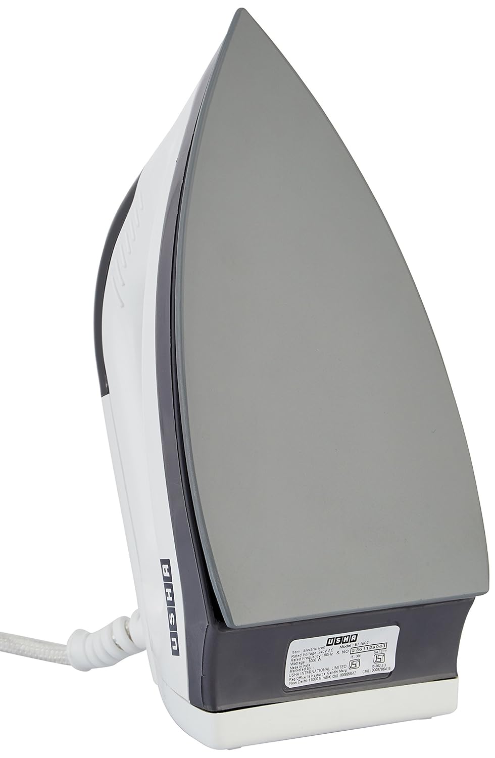 Usha EI 1602 1000-Watt Lightweight Dry Iron (Multi-Colour) + Usha Steam Pro SI 3713 1300-Watt Steam Iron (White/Blue)