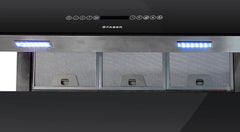 Faber 1000m3/hr Wall Mounted chimney (HOOD MIRROR PLUS BK TC LTW 90, Black), Free 1 Year Extended warranty