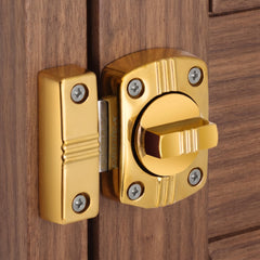 Plantex Latch Lock for Door/Baby Latch for Bathroom/Latch Lock for Main Door/Door Stopper - Pack of 1 (PVD Gold)-1