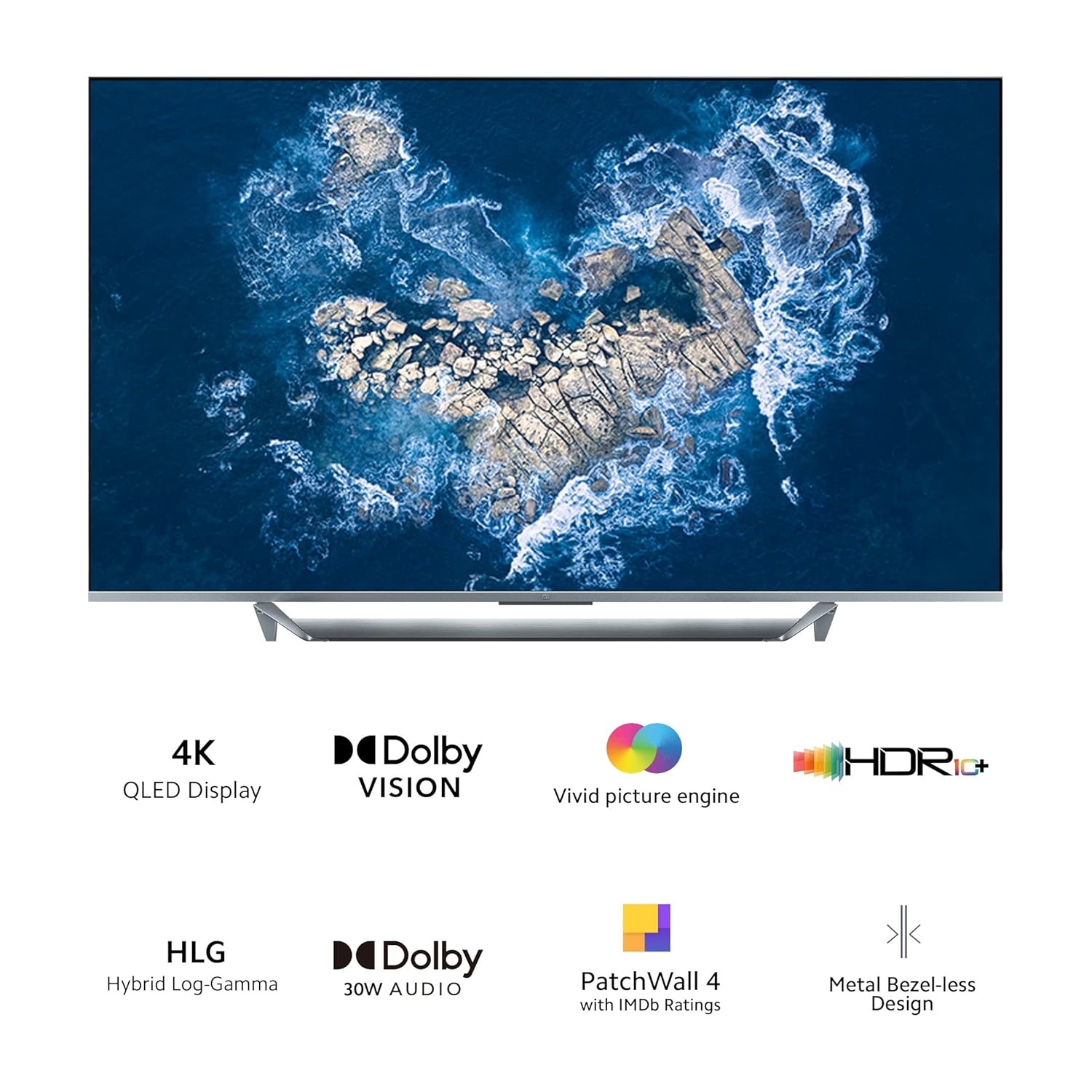 Xiaomi 189.34 cm (75 inches) Q1 Series 4K Ultra HD Smart QLED TV L75M6-ESG (Metallic Grey