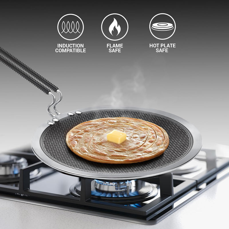 Concave Tawa Honeycomb - (Pro Cook By Milton)
