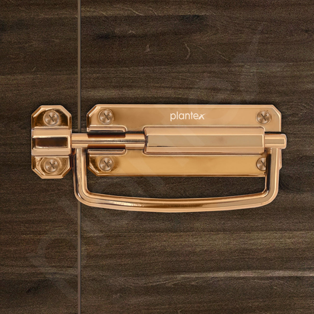 Plantex Door Stopper/5 Inch Baby Latch Kadi/Door Latch for Bathroom/Door Lock for Home/Office Doors - Pack of 1 (Rose Gold)-5