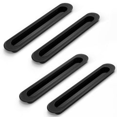Plantex Sliding Door Handle/Concealed Handle for Sliding Door/224mm Concealed Handle for Wardrobe/Kitchen Cabinet - Pack of 4 (Black) (Model APS-DTC-3770)-1