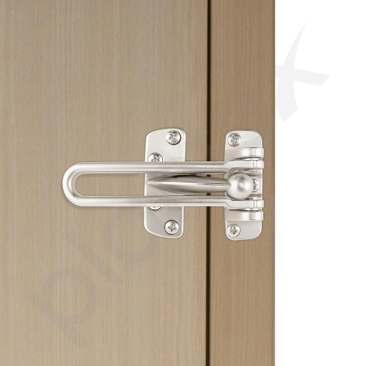 Plantex Security Latch for Home/Safety Door Lock for Home-Office- Hotel, Safety Guard with High Security Auxiliary Lock Pack of 3 (Matt Finish)-6