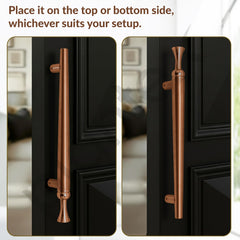 Plantex Main Door Handle/Stainless Steel & Aluminium Door Handle/300mm Pull-Push Handle for Home/Office/Hotel - Pack of 1 (DTMD-413, Rose Gold)-3