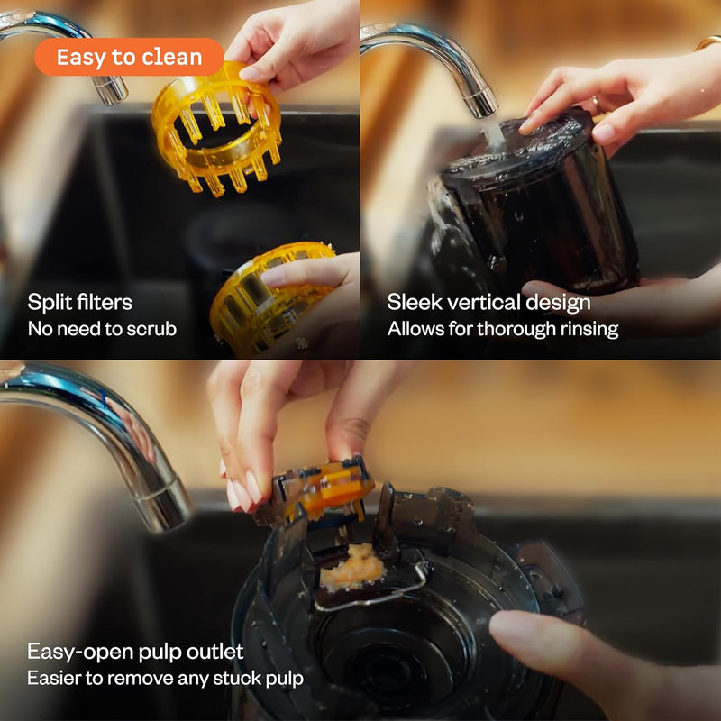 Atomberg Althea Cold Press Juicer | High Nutrition | Easy Assembly & Cleaning | Intelligent Auto Reverse | Advanced Safety Features | Ideal for Fruit, Veggie Juices & Nut Milks