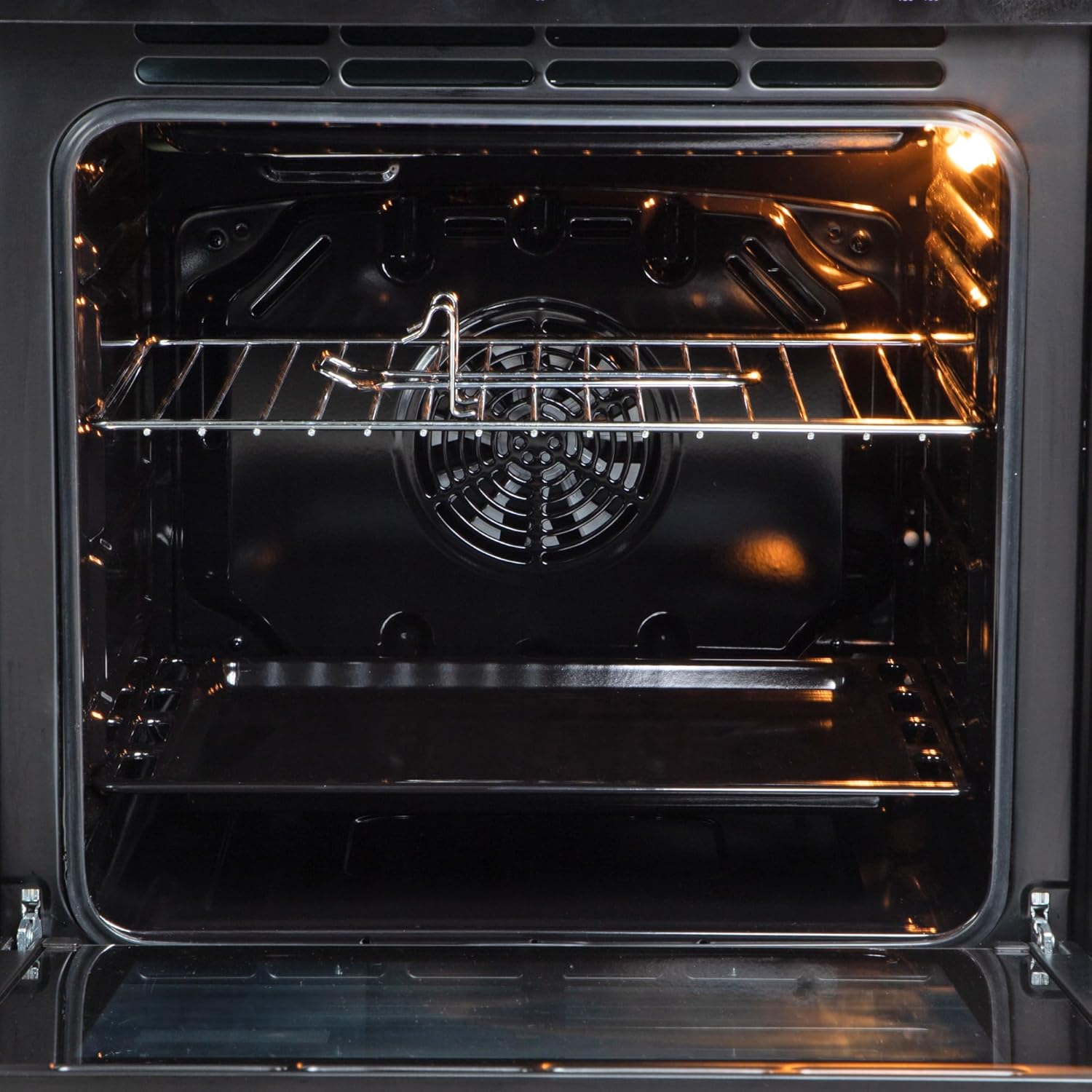 Faber 80L Built-In Black Finish Oven || Push/Pull Knob Control with Digital Display || 4 Cooking Functions with Grill Rack, Universal Pan|| FBIO 80L 4F BK with 1 Yr Comprehensive Warranty
