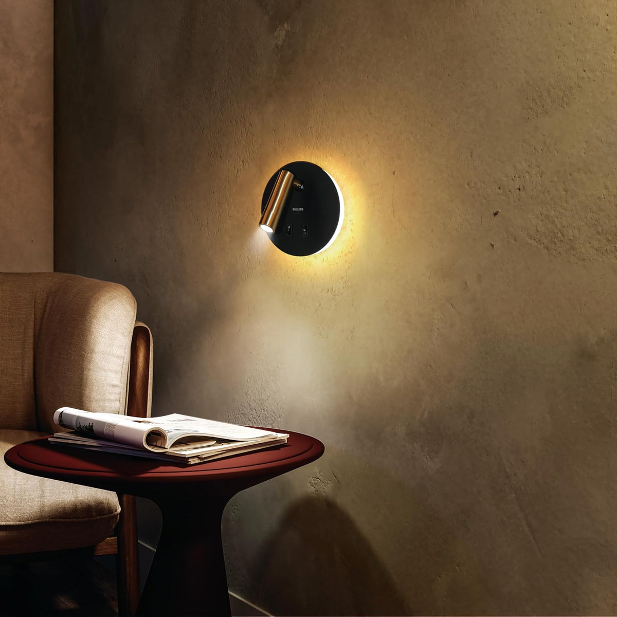 Philips 7W Hint Bedside Table Lamp