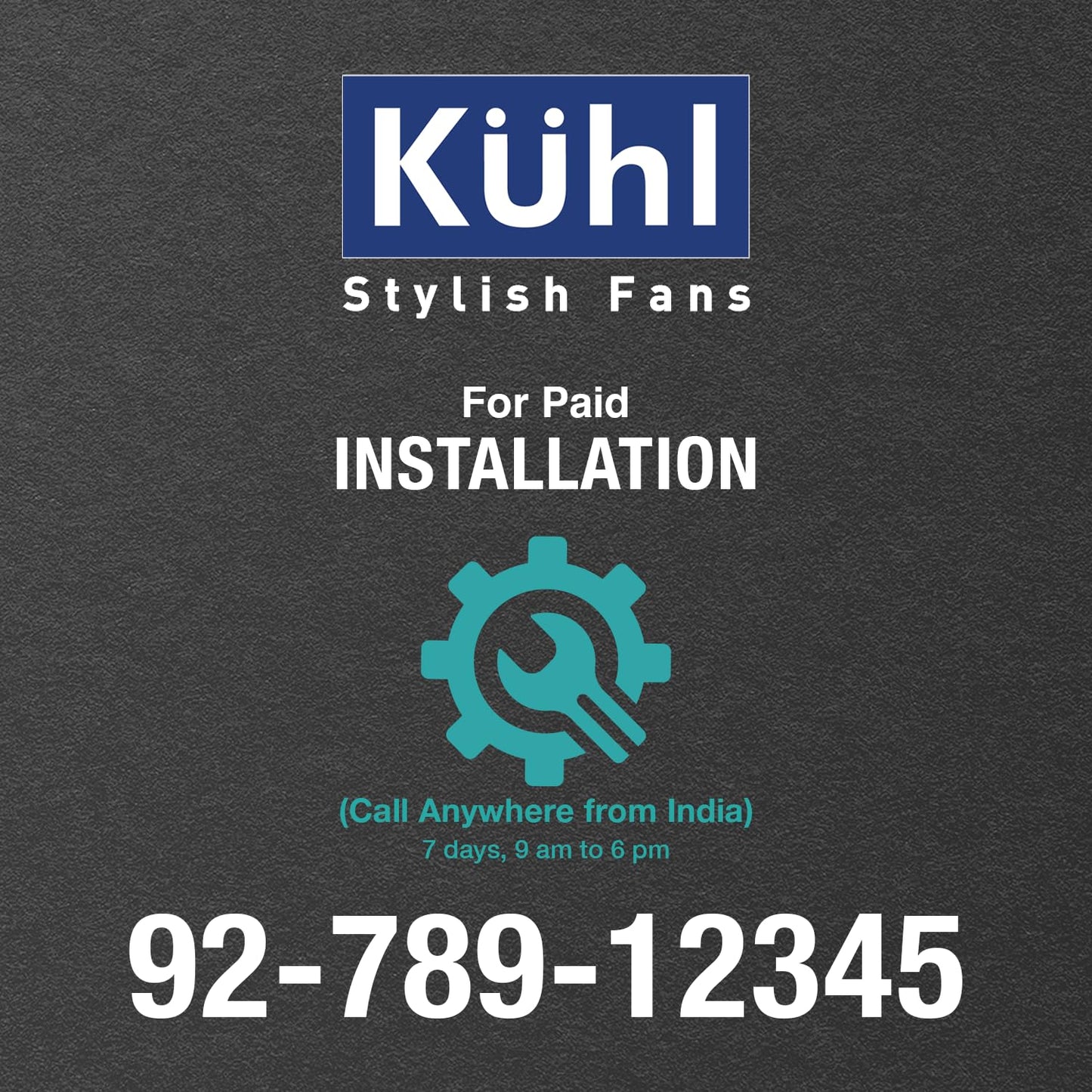 KUHL Inspira W1 400mm Power Saving BLDC Wall Fan with Remote | 28 W | Touch Screen Control Panel with Digital Display | Tilt Mechanism & Swivel Function | Wall Mount | High Air Flow & Low Noise|white