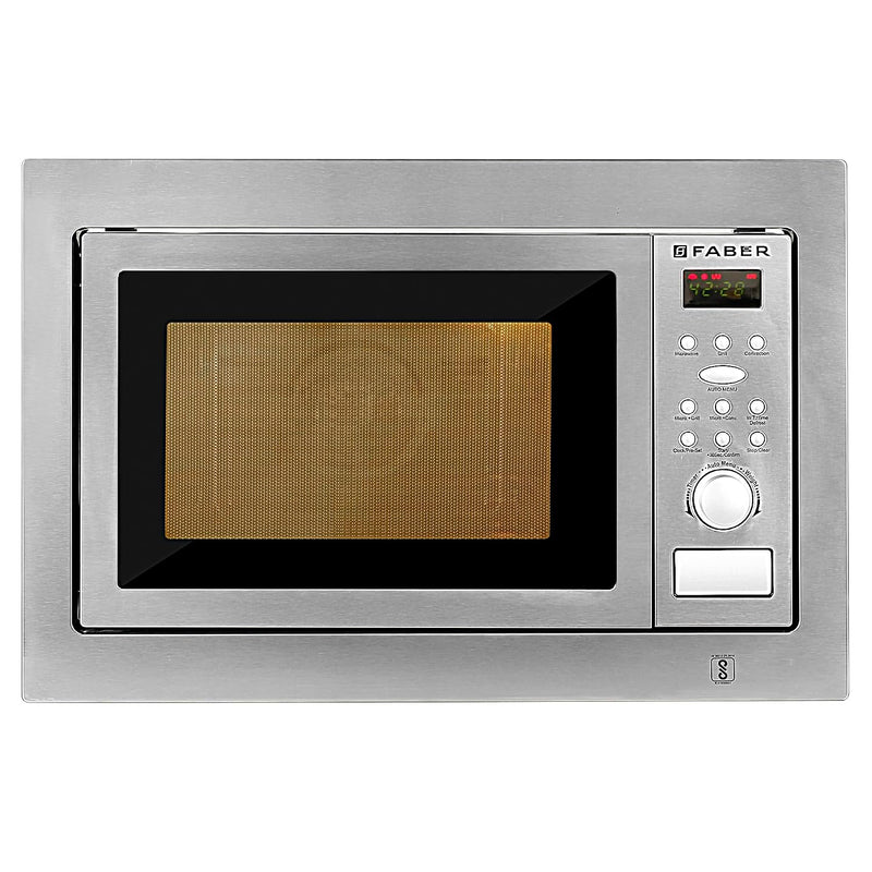 Faber 25L Microwave Oven | Grill,Convection, Defrost | 10 Auto Menus | Speedy & Multi-Stage & Combination Cooking| Child