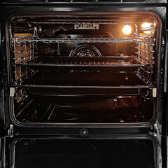 Faber 75L Built-in Convection Oven (FBIO 75L 9F BK, Full Black Glass) | 9 Cooking Functions with 3D Hot Air Circulation 