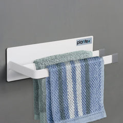 Plantex Magnetic Double Napkin Holder/Towel Holder/Towel Hanger for Kitchen/Bathroom/Bathroom Accessories- (White)-1