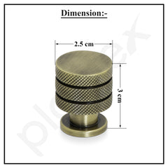 Plantex Knobs for Drawer/Drawer Knobs/Drawer knobs Handle/Pull-Push Knobs for Home/Office Drawers - Pack of 1 (Brass Antique)-3