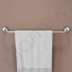 Plantex Stainless Steel Single Towel Rod/Towel Bar/Towel Holder/Towel Hanger for Bathroom/Bathroom Accessories - 24 Inch (Chrome)-4