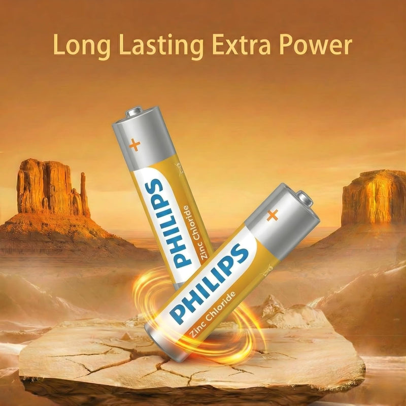 Philips R6G10B/94 AA Zinc Chloride Battery (Pack of 10)