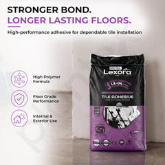 Plantex Lexora Tile Adhesive for Terracotta/Ceramic & Quarry Tiles/Polymer Modified Cement Adhesive for Floor & Wall Tiles Fixing/ Kitchen & Bathroom‚ Use - 20kg (LX-04, White)-6