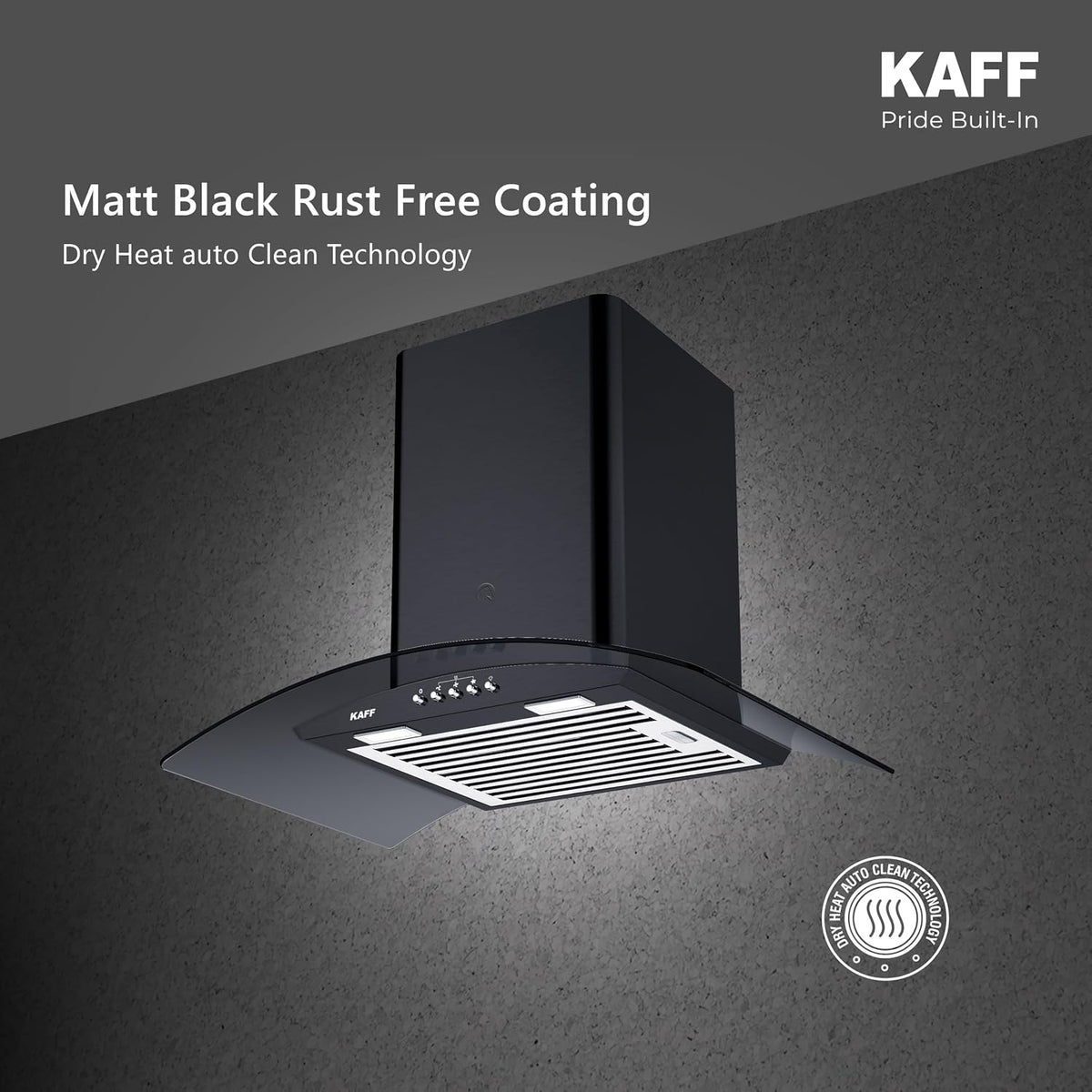 Kaff 60 cm Auto Clean Kitchen Chimney (ELFBFDHC60)-2