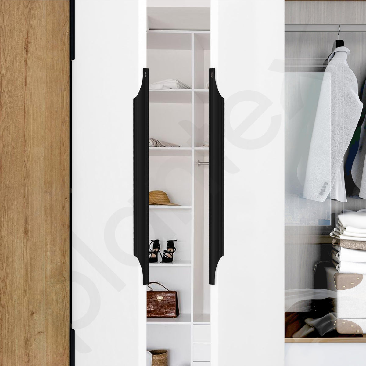 Plantex Profile Handle for Kitchen Cabinet/26 Inch Aluminium Drawer Profile Handle/Wardrobe Pull Handle for Home/Office/Hotel - Pack of 1 (Black) (Model APS-PF-1003)-5