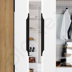 Plantex Profile Handle for Kitchen Cabinet/26 Inch Aluminium Drawer Profile Handle/Wardrobe Pull Handle for Home/Office/Hotel - Pack of 3 (Black) (Model APS-PF-1003)-5