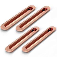 Plantex Sliding Door Handle/Concealed Handle for Sliding Door/160mm Concealed Handle for Wardrobe/Kitchen Cabinet - Pack of 4 (PVD Rose Gold) (Model APS-DTC-3770)-1