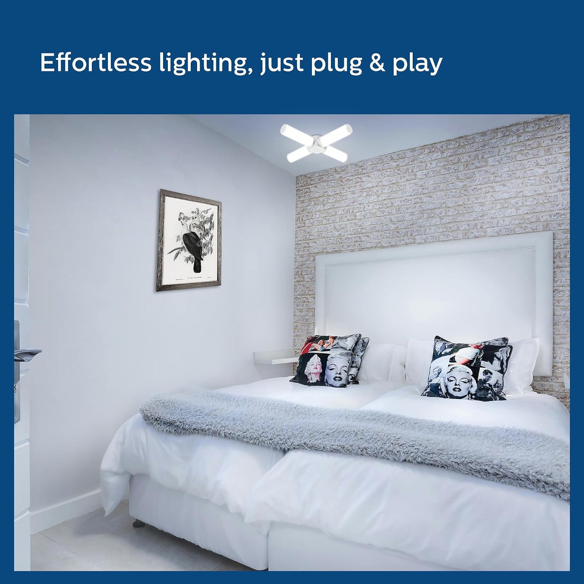 Philips Stellar Bright 20W Radial B22 LED T-Bulb,Cool Daylight, Pack of 1 (White, B08M77K5CK)