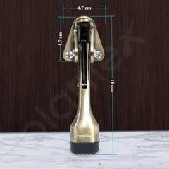 Plantex Door Stopper for Main Door/Kick Down with One Touch Door Stoppers/Stops - (186-Brass Antique)-3
