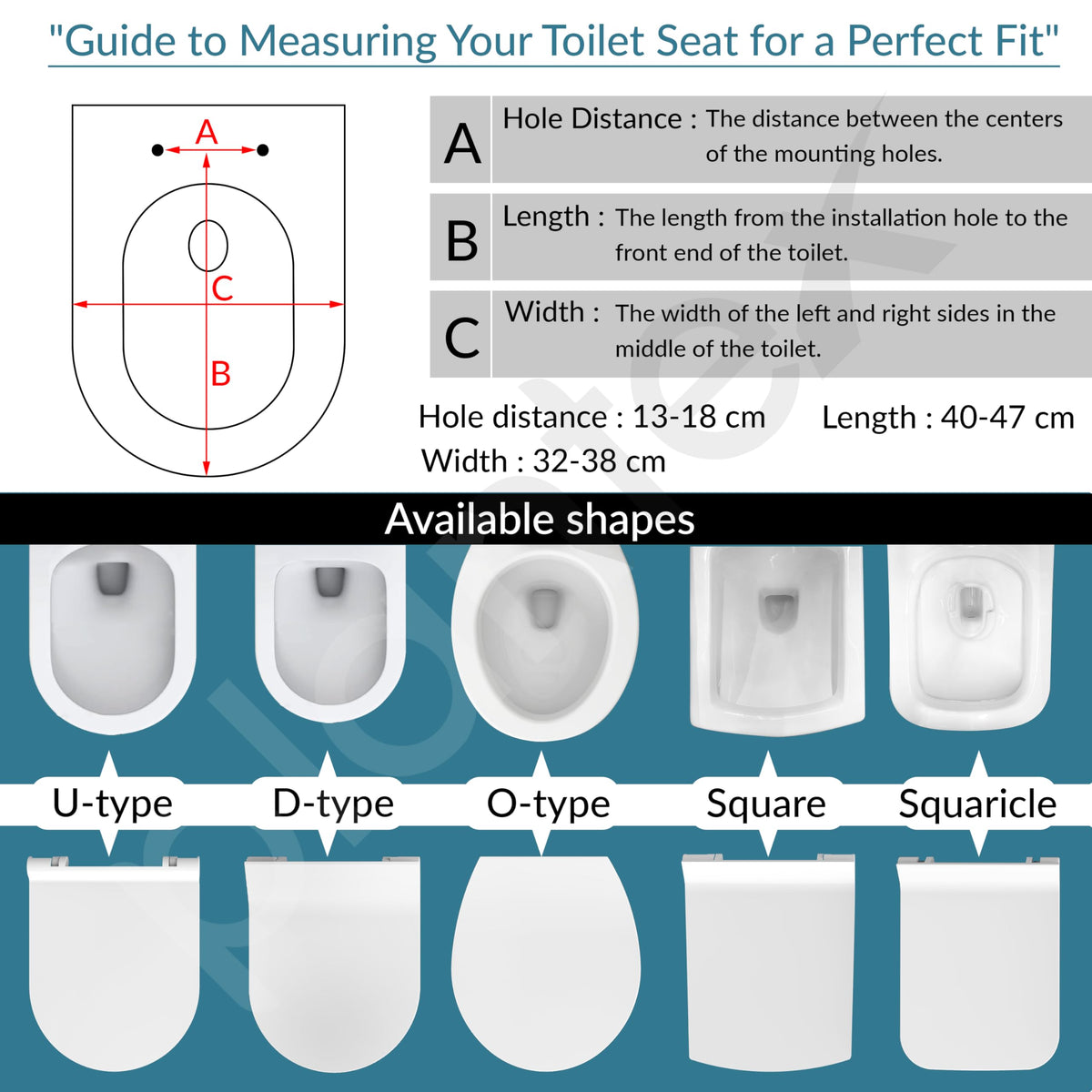 Plantex Polypropylene Toilet Seat/Western Toilet Seats For Bathroom/Soft Closing Toilet Seat/Toilet Seat Cover For Commode - Rectangle Shape (Glossy White)-5