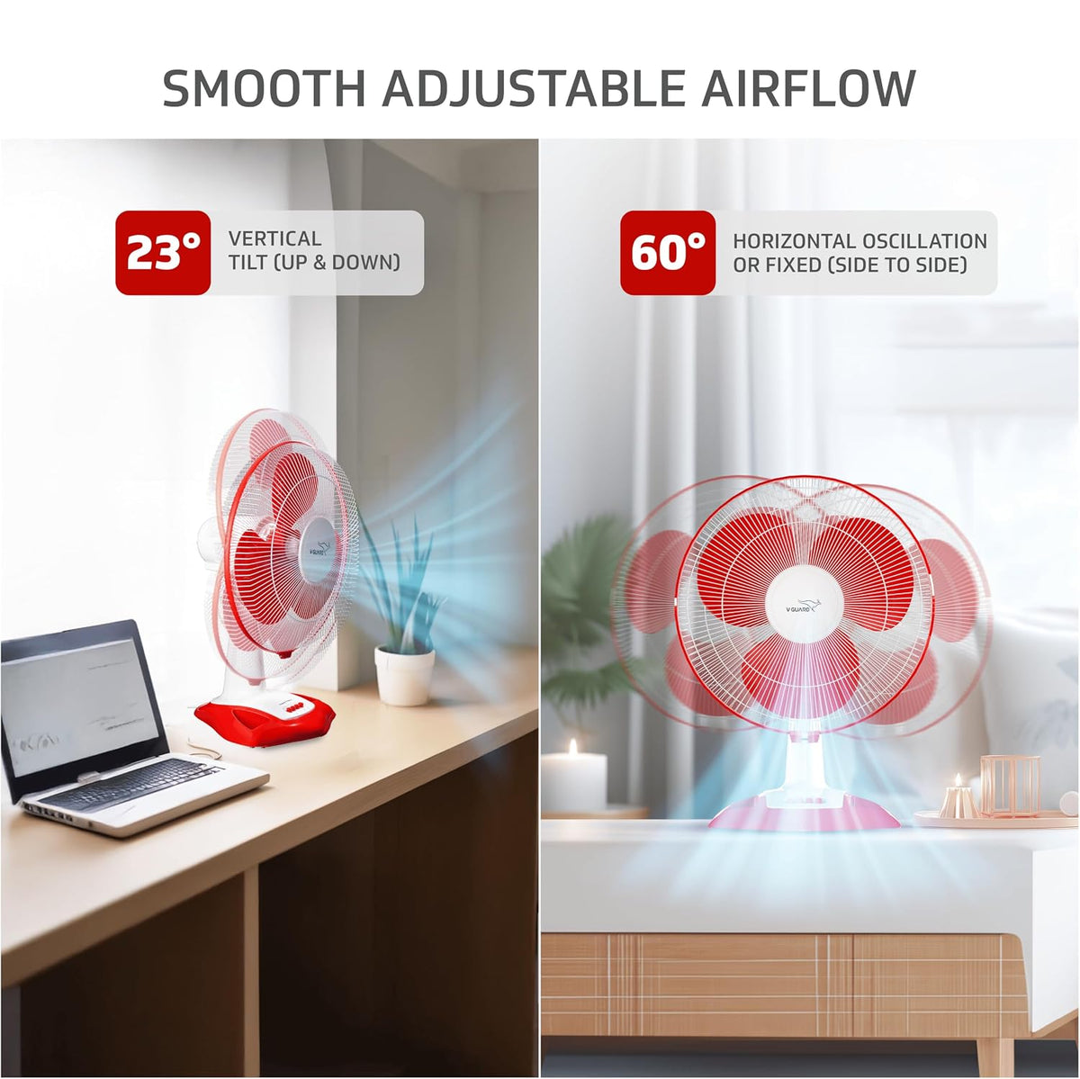 V-Guard Esfera 400 mm Table & Wall Fan-5