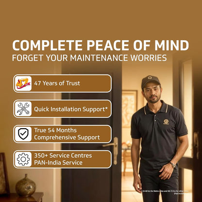 V-Guard Exado Pro ES BLDC Ceiling Fan | Remote Control | Anti Dust Coating | BEE 5 Star Rating | 400 RPM | 100% Copper Motor | 1.2M (Elegance Brown Matte), 1.2 Metres