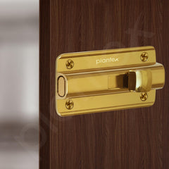 Plantex Premium Heavy Duty Door Stopper/Door Lock Latch for Home and Office Doors/Baby Latch for Home - Pack of 4 (PVD Gold)-6