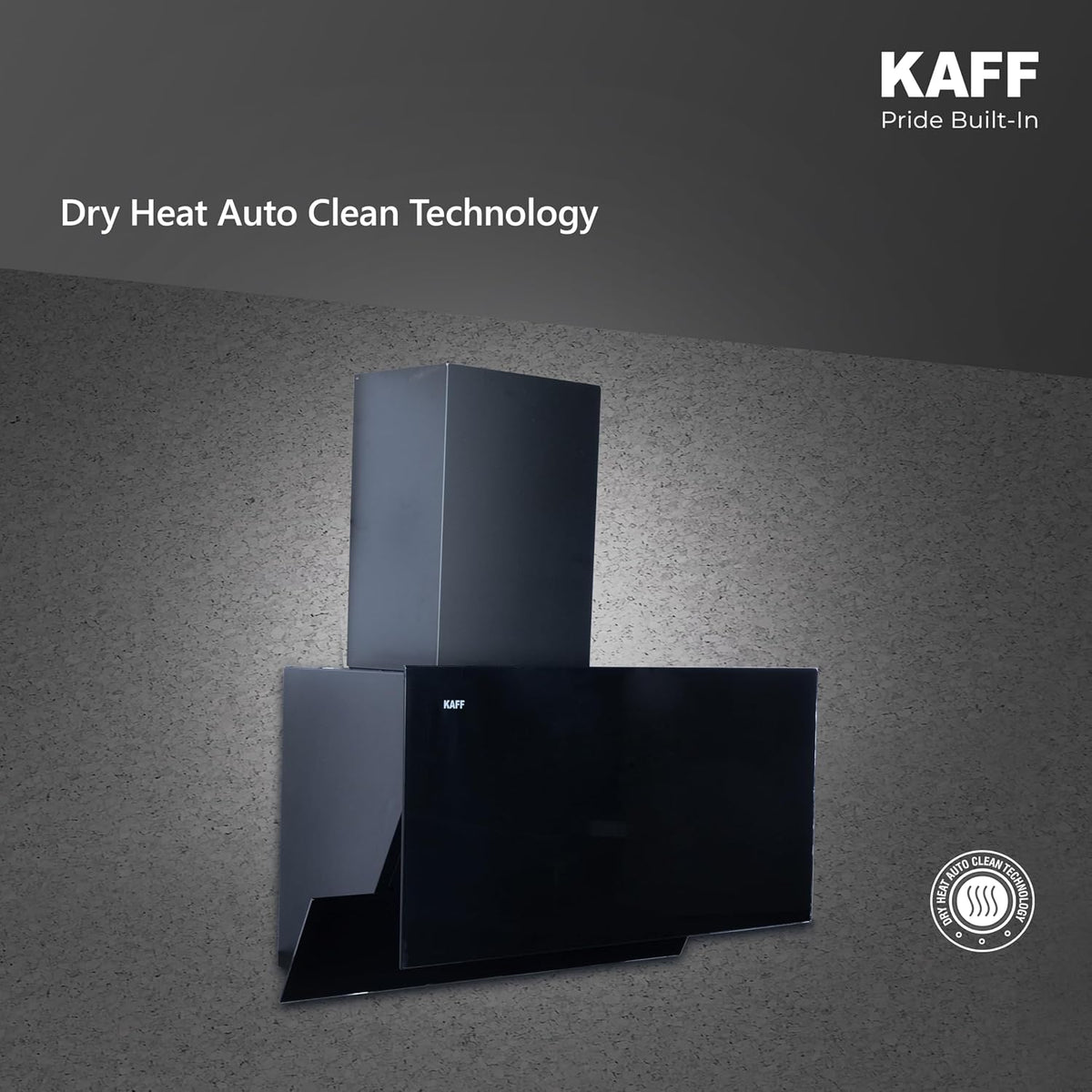 Kaff 60 cm, 1350 m³/hr Slant Kitchen Chimney | Powerful Suction | Touch Control with Digital Display | Gesture Control |