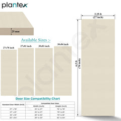 Plantex WPC Doors for Home (25 mm - Thickness)/Waterproof Bathroom Door/2.25x6.5 Feet Wooden Finished Door for Office/Balcony/Kitchen, Density-550 (27x78 inch)-5