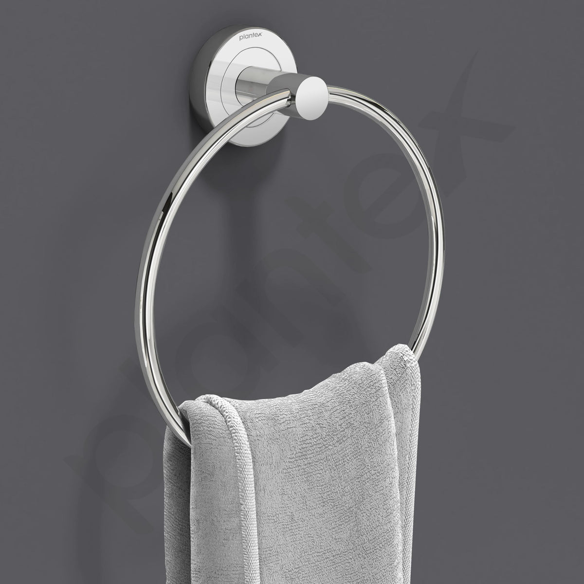 Plantex Stainless Steel Kitchen Towel Hanger/Napkin Holder for Washbasin/Towel Holder for Bathroom (Pack of 3)-2