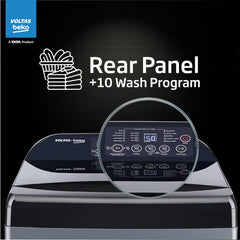Voltas Beko, A Tata Product 9 Kg 5 Star Fully-Automatic Top Loading Washing Machine (WTL9006UEA / OBS1060, Grey, Double Waterfall Technology)-4