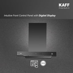 Kaff ASHPRO 60 cm, 1450 m³/hr Suction BLDC Filterless Kitchen T- Shape Chimney | Dry Heat Auto Clean | | Touch & Gesture
