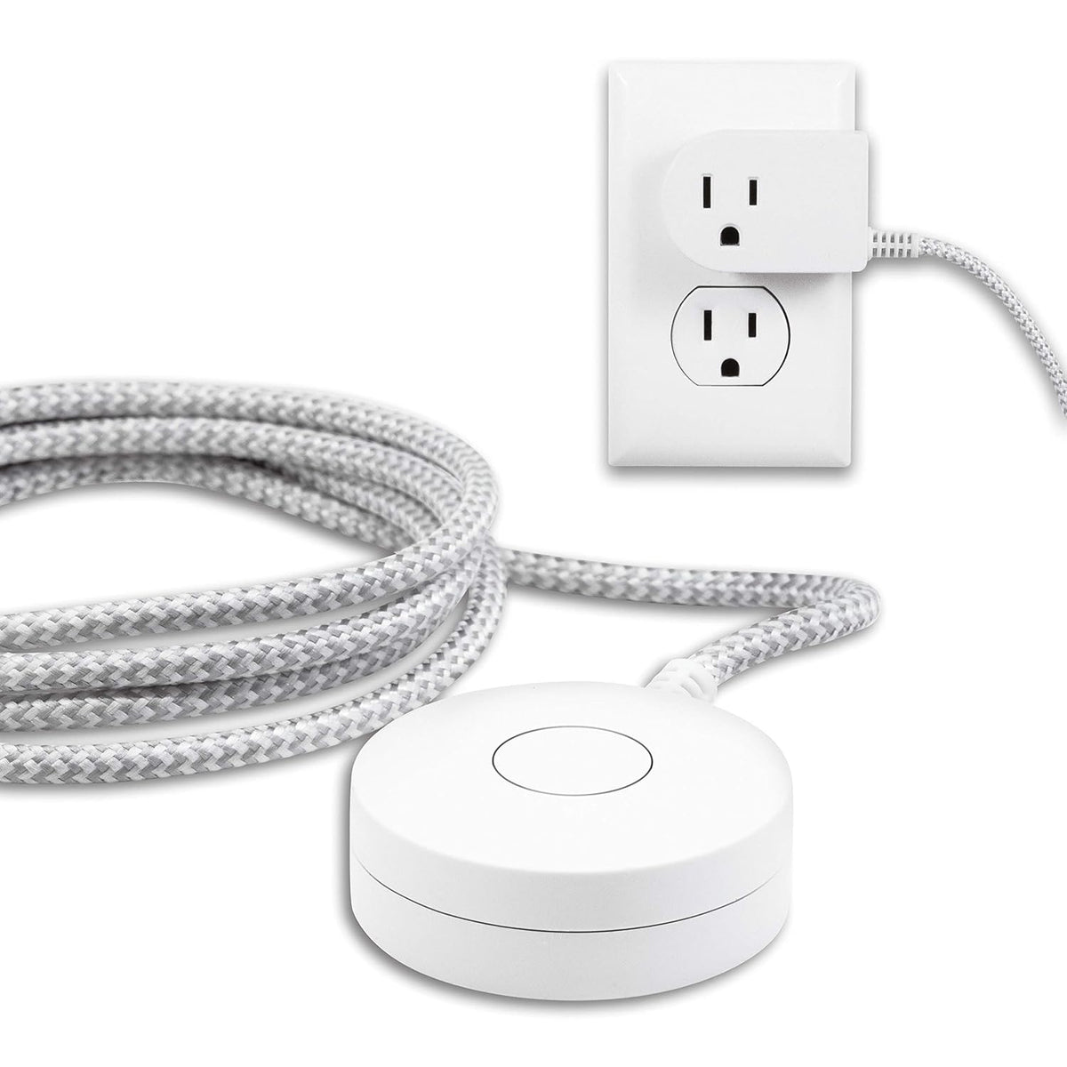 Philips SPS1611WA/37 Ground Plug with Braided Cord 6ft Power Cord On/Off Switch for Table or Wall Mount