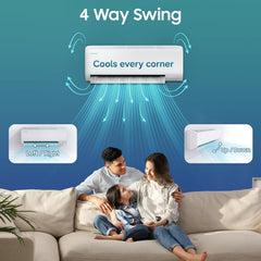 Samsung 1 Ton 5 Star,New Star rated Bespoke AI Inverter Smart Split AC (WiFi, Energy Saving, Voice Control, Powerful Cooling, Copper, Digital Inverter, 4 Way swing,5 Step Convertible,AR50H12D1ZHNNA)