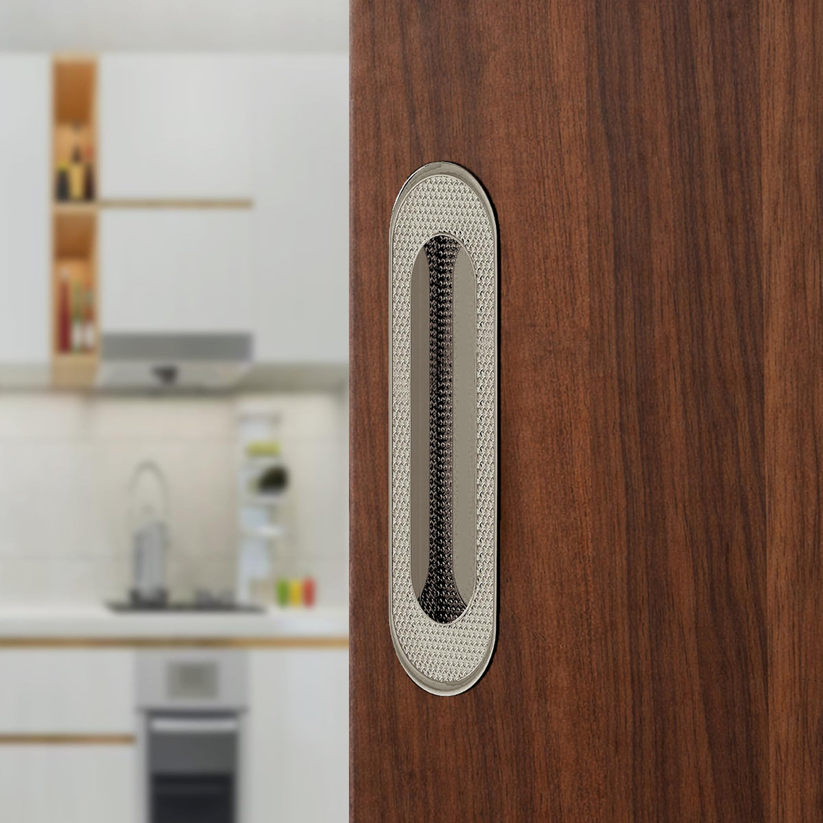 Plantex Sliding Door Handle/Concealed Handle for Sliding Door/160mm Concealed Handle for Wardrobe/Kitchen Cabinet - Pack of 1 (Satin) (Model APS-DTC-3770)-1